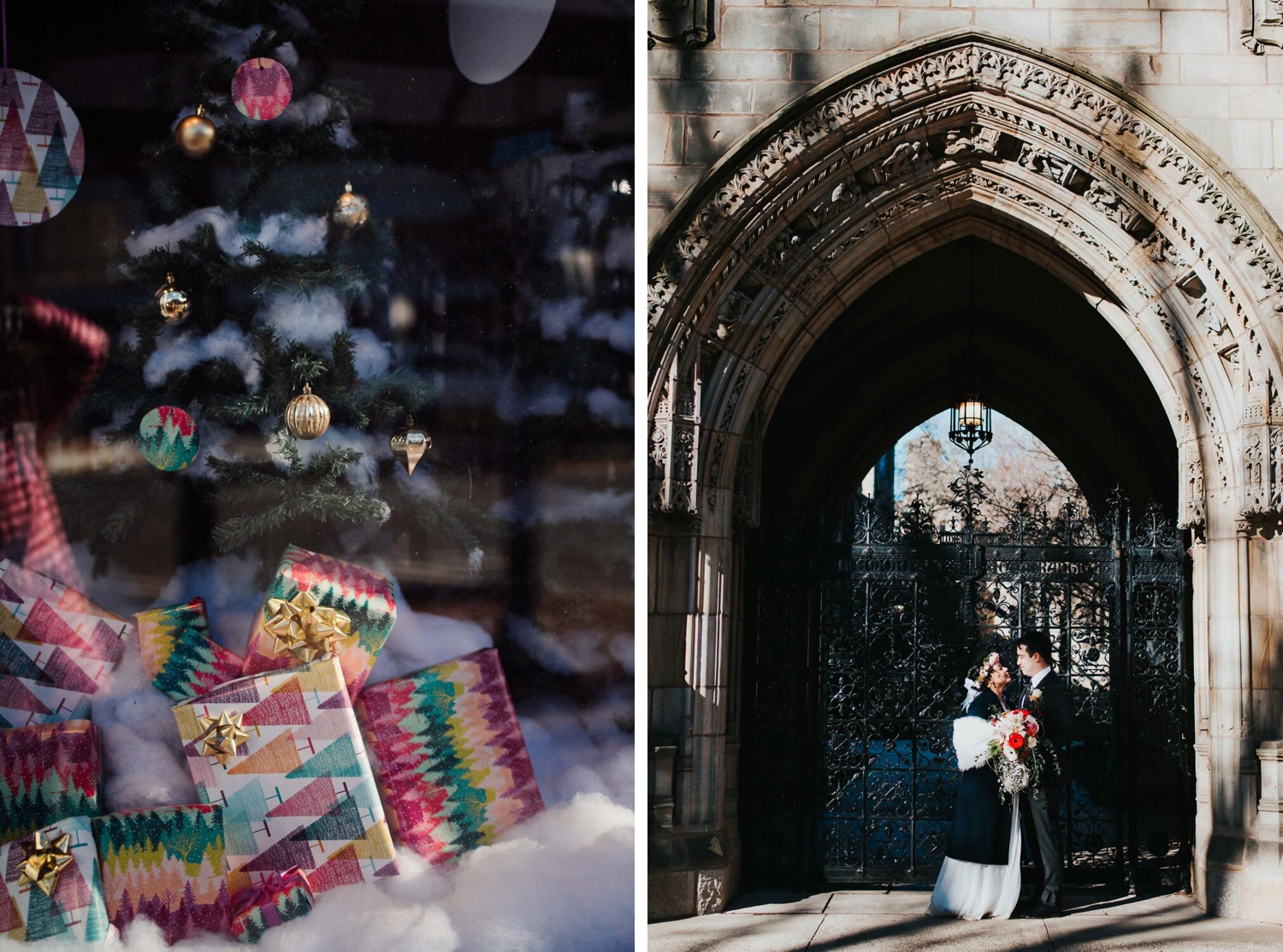 Winter elopement at Yale