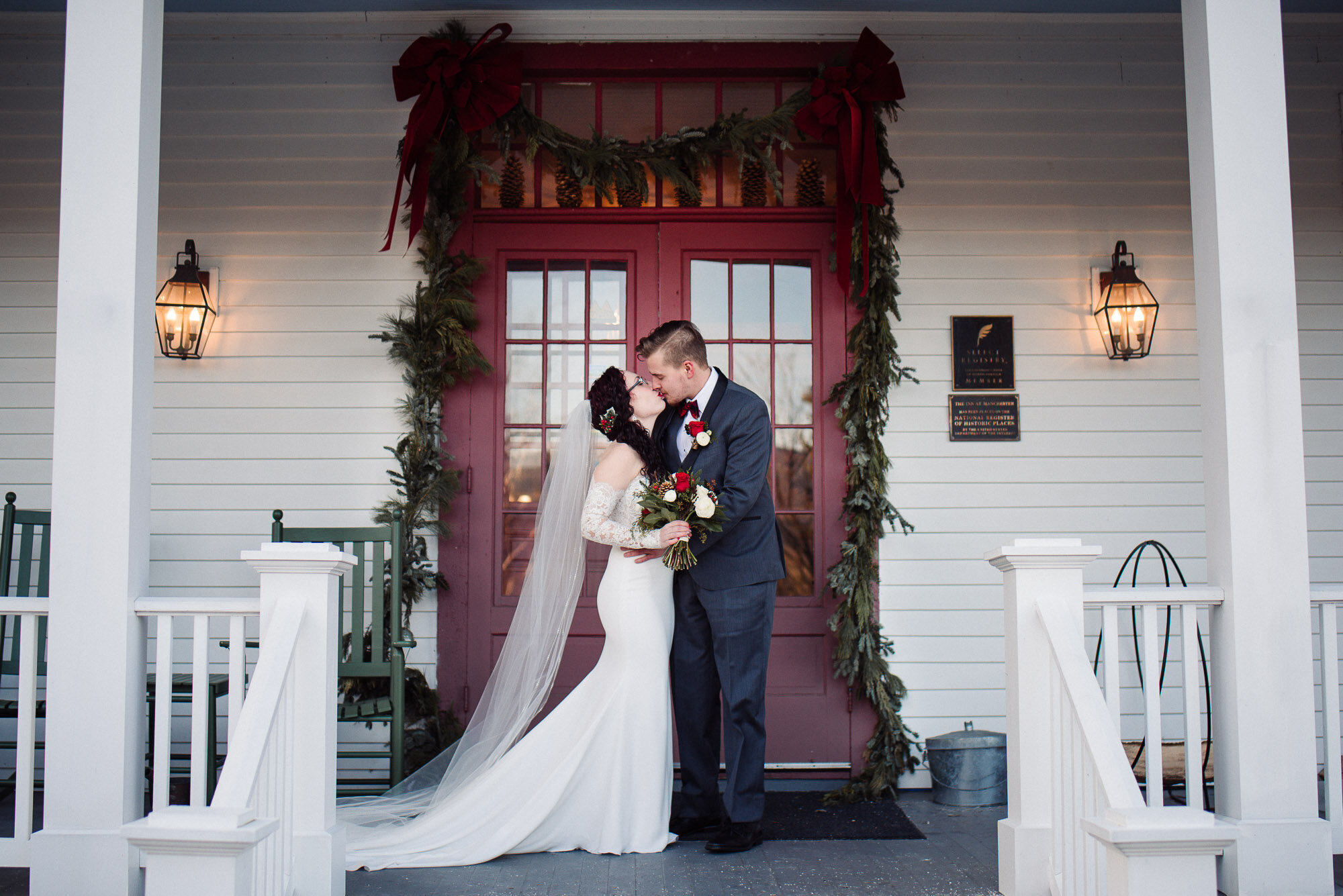 Winter wedding at The Inn at Manchester in Vermont