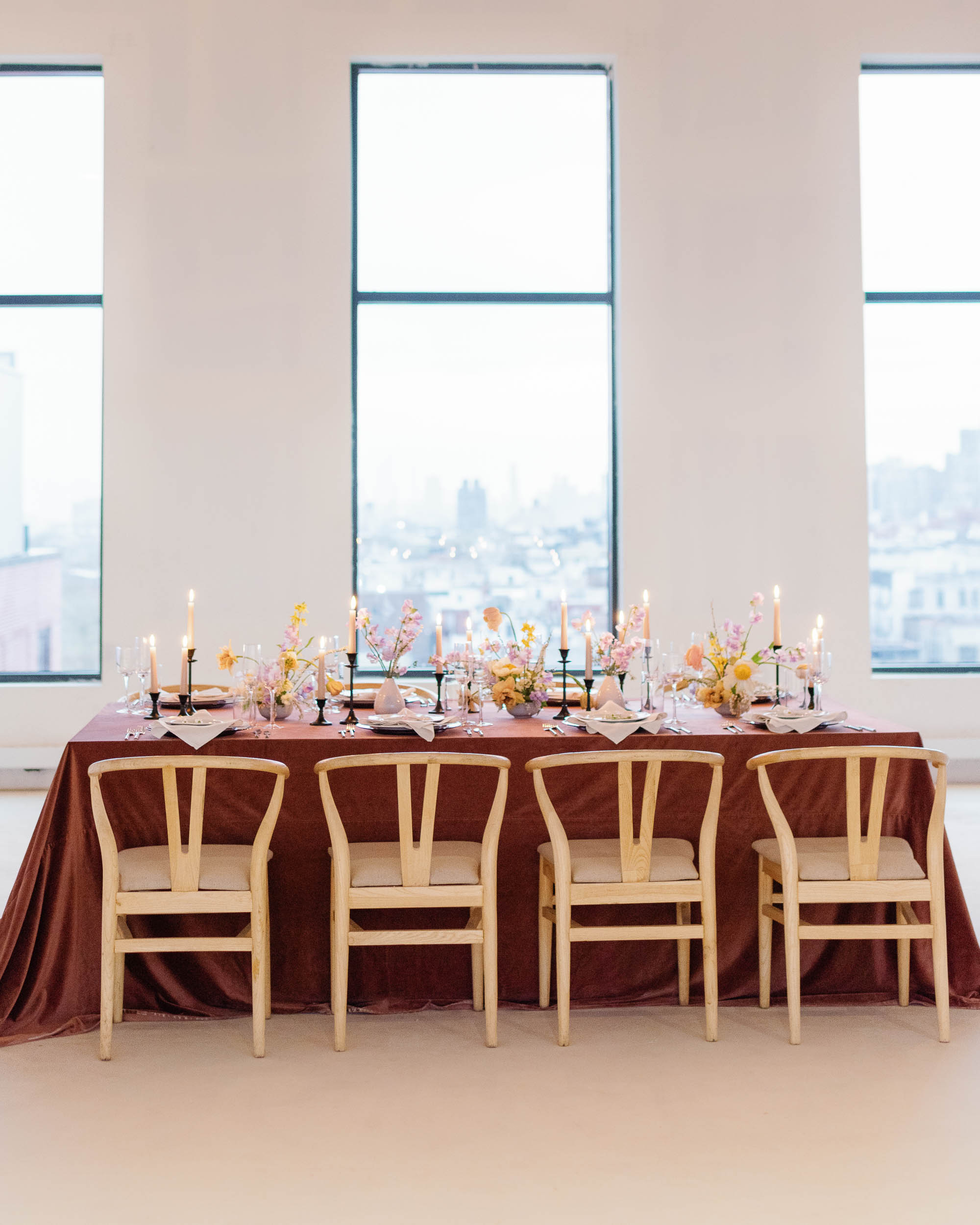 above the heights nyc wedding venue with indoor reception