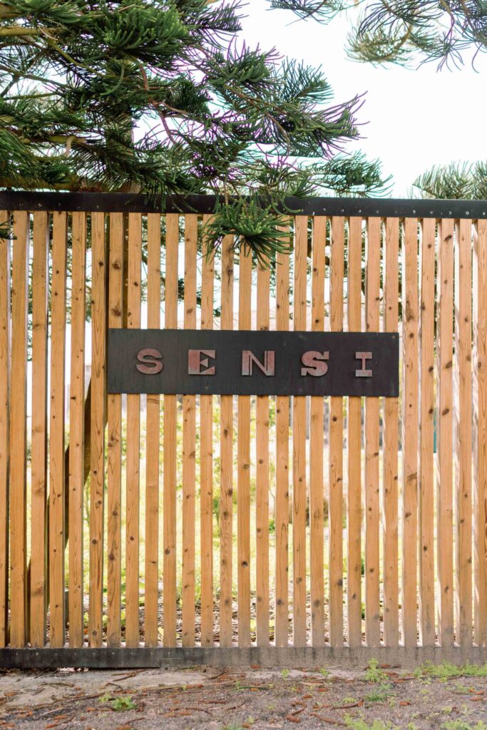 sensi nature and spa in azores portugal entrance sign
