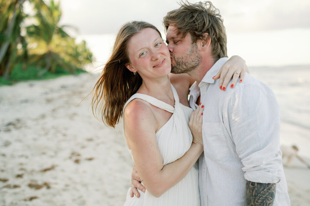 wedding proposal at flamenco beach in culebra PR