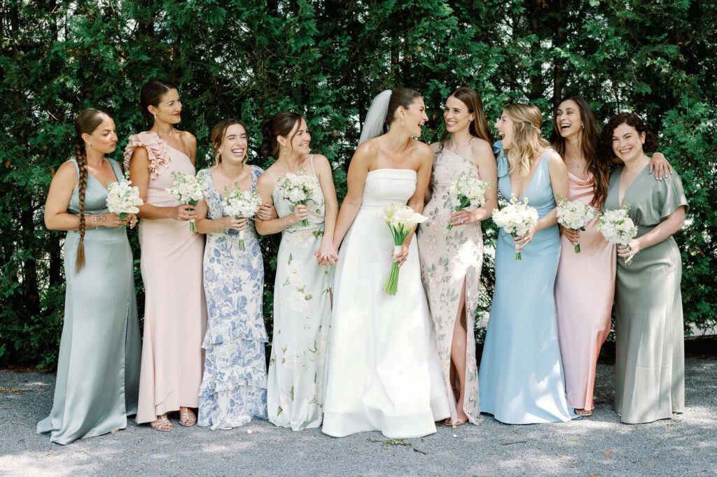 Step into this timeless black tie wedding at Hildene, the Lincoln Family Home in Manchester, Vermont.