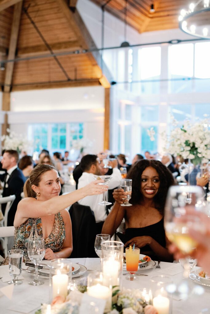a timeless black tie wedding at Hildene, the Lincoln Family Home in Manchester, Vermont reception space