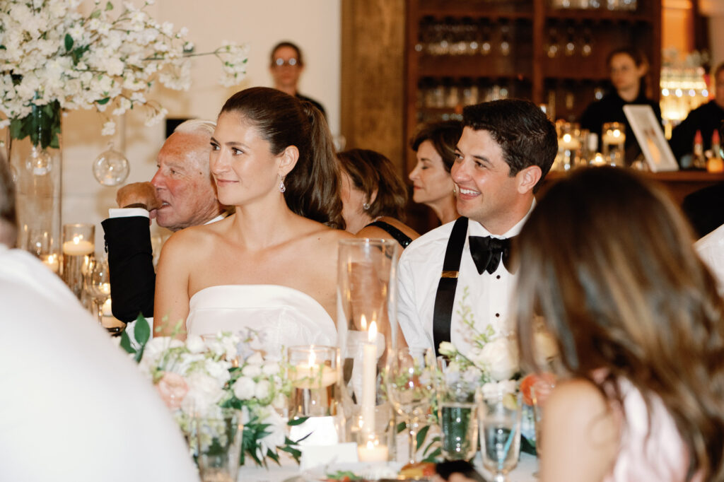 a timeless black tie wedding at Hildene, the Lincoln Family Home in Manchester, Vermont reception space