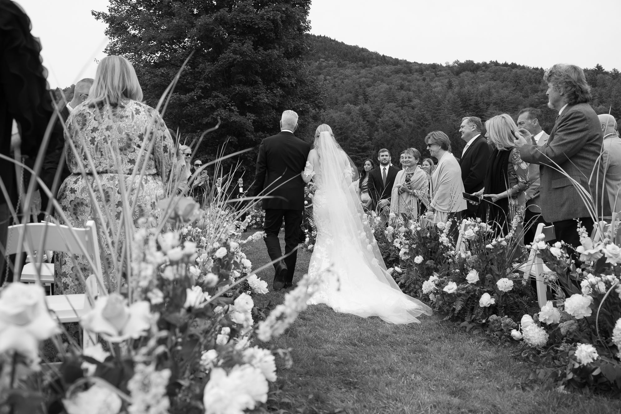 riverside farm vermont wedding in the fall with birds of a flower design