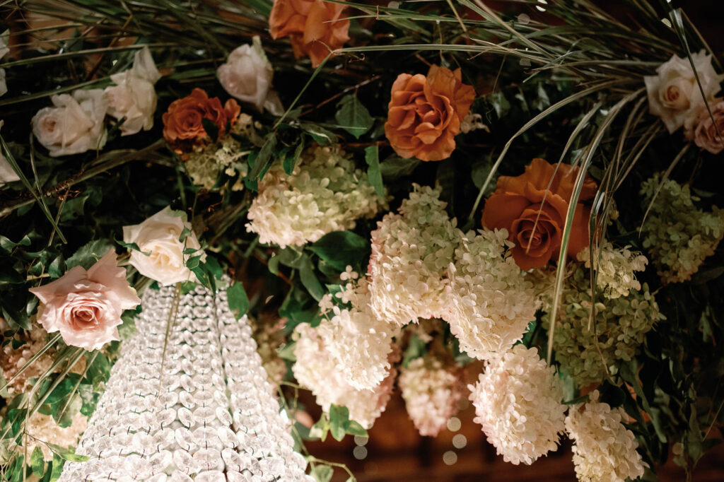 riverside farm vermont wedding in the fall with birds of a flower design reception barn