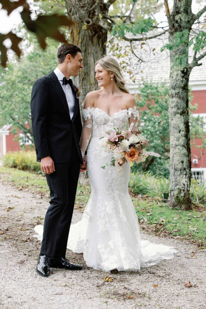 riverside farm vermont wedding in the fall