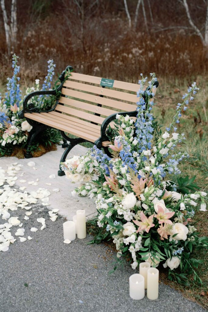 vermont surprise proposal with flowers by tipsy tulip designs