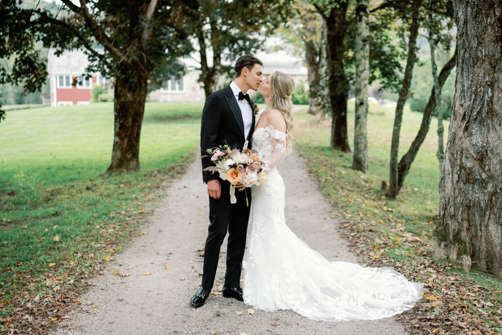riverside farm vermont wedding in the fall