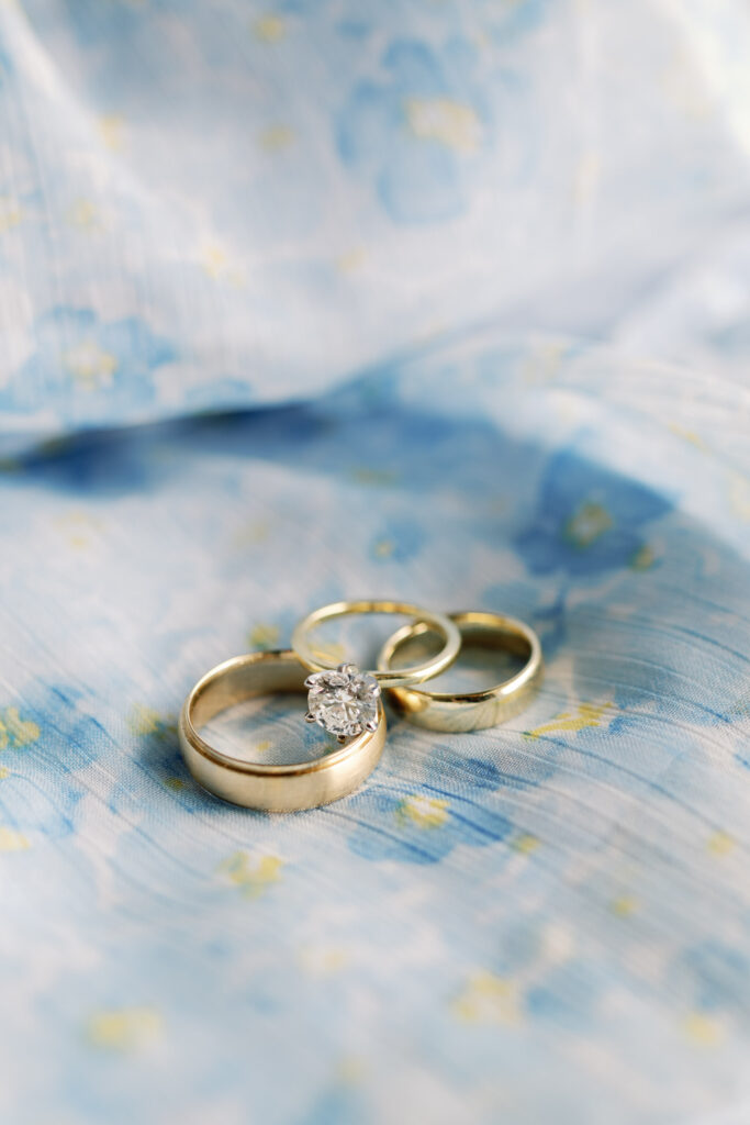 wedding rings gold bands large diamond in vermont