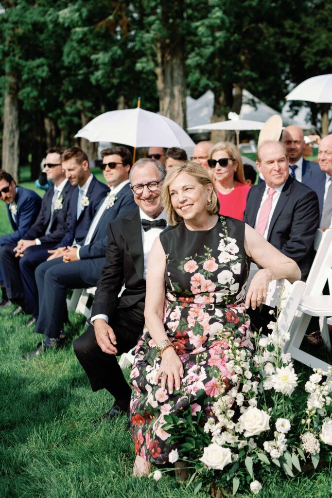 A black-tie Vermont wedding with a Nancy Meyers aesthetic at the historic Shelburne Museum Brick House with Personal notes for every guest, espresso martinis + churros, and sweeping lake views—this one’s for the romantics