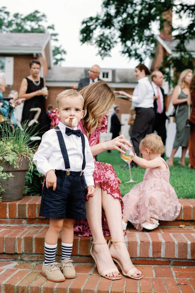 A black-tie Vermont wedding with a Nancy Meyers aesthetic at the historic Shelburne Museum Brick House with Personal notes for every guest, espresso martinis + churros, and sweeping lake views—this one’s for the romantics