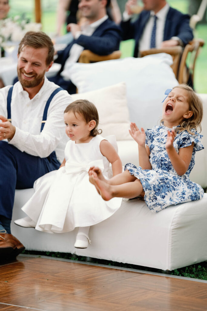 A black-tie Vermont wedding with a Nancy Meyers aesthetic at the historic Shelburne Museum Brick House reception tent