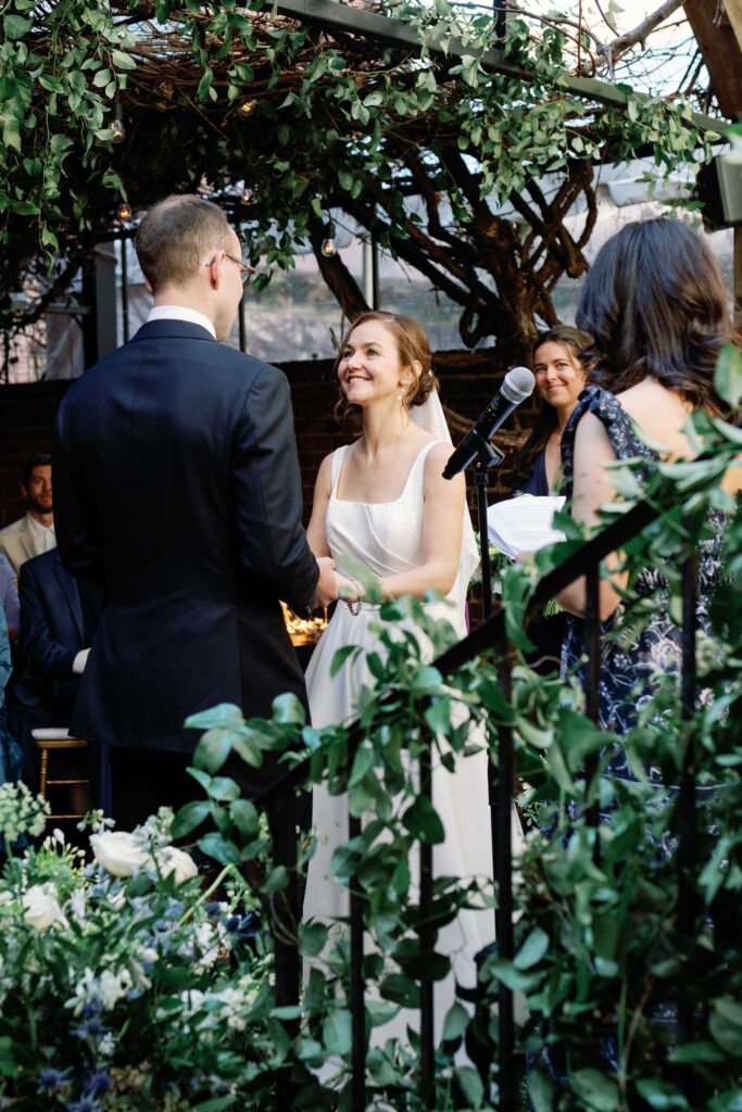 iron gate washington dc wedding ceremony