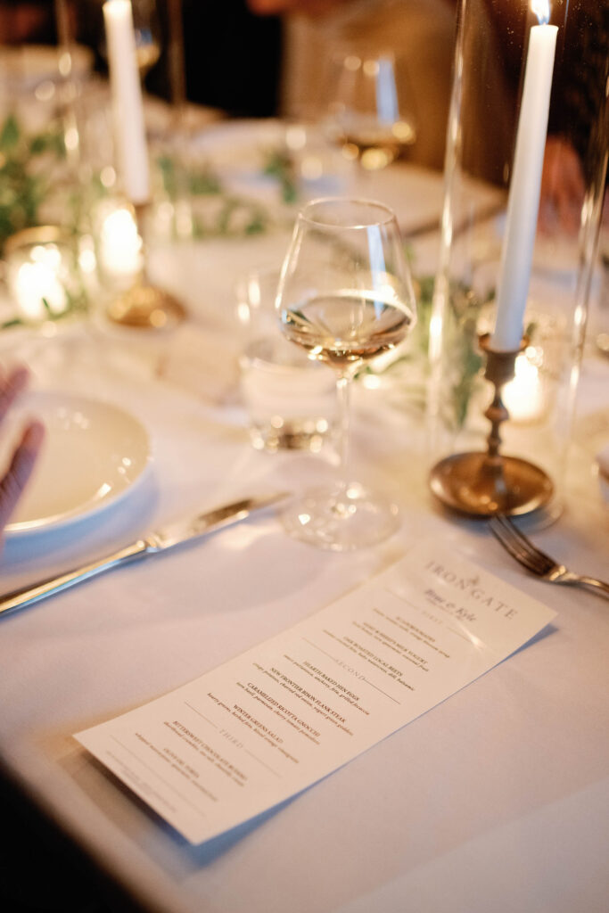 iron gate washington dc wedding reception