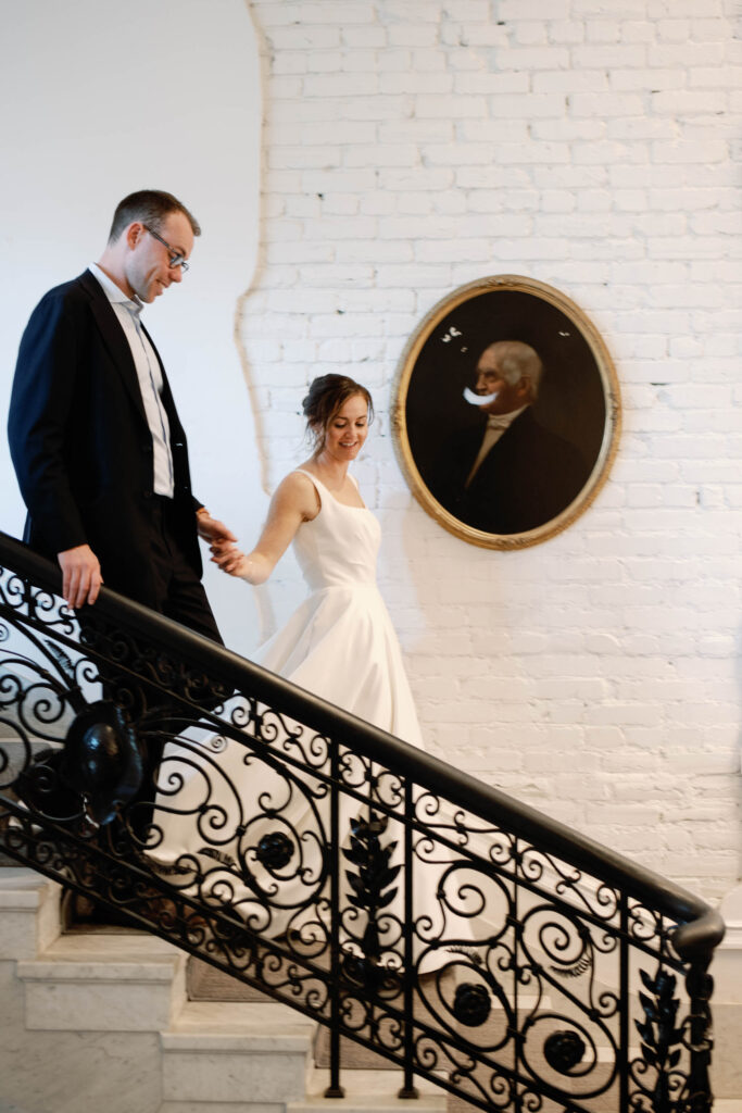 Cherry blossom dc wedding reception at Patterson mansion