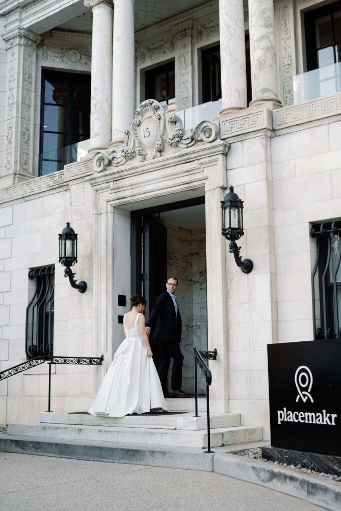 Cherry blossom dc wedding reception at Patterson mansion