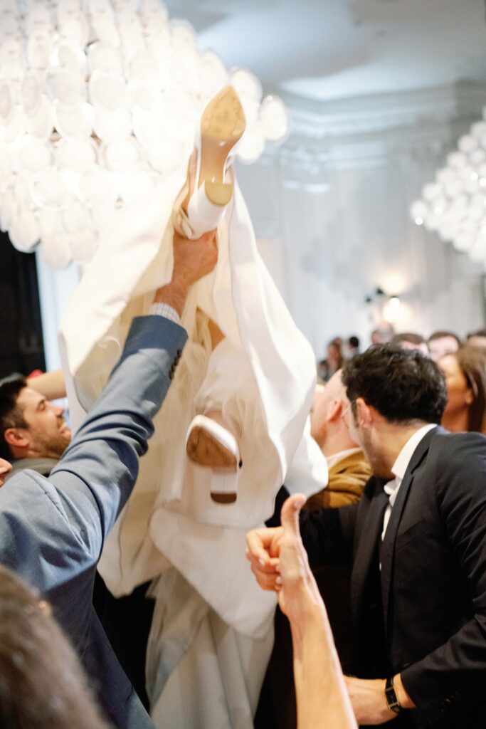 Cherry blossom dc wedding reception at Patterson mansion dancing bride and groom late night