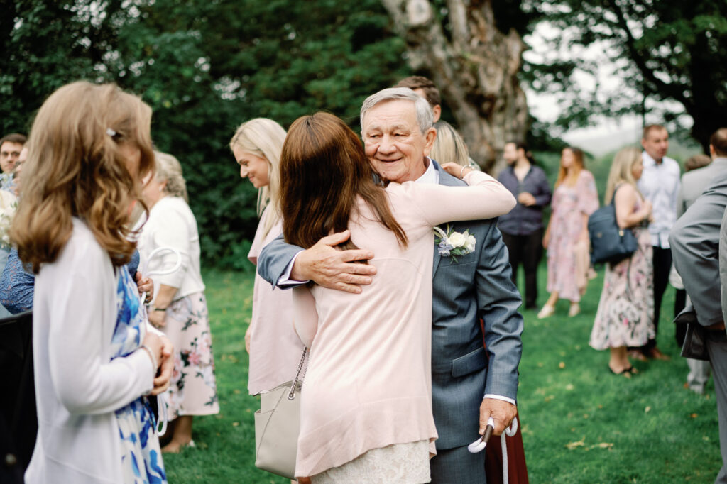 reading farms estate vt wedding ceremony with orchids