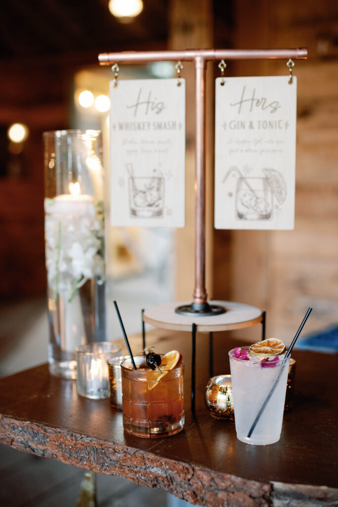 reading farms estate vt wedding cocktail hour